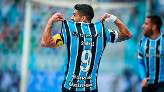 Suárez é o líder de assistências do Campeonato Brasileiro. (Foto: Lucas Uebel / Grêmio FBPA)