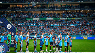 Grêmio volta a disputar a Copa Libertadores da América em 2024. (Foto: Lucas Uebel / Grêmio FBPA)
