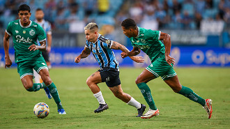 Soteldo desfalcará o Grêmio nas próximas rodadas do Gauchão. (Foto: Lucas Uebel / Grêmio FBPA)
