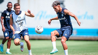 Destaque do time, Bitello pode trocar de função diante do Esportivo. (Foto: Lucas Uebel / Grêmio FBPA)