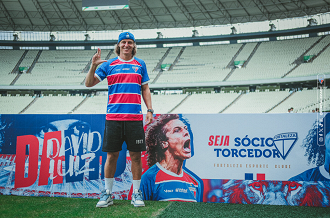 David Luiz é o jogador mais bem pago do elenco do Fortaleza. (Foto: Mateus Lotif / Fortaleza EC) David Luiz é o jogador mais bem pago do elenco do Fortaleza. (Foto: Mateus Lotif / Fortaleza EC)