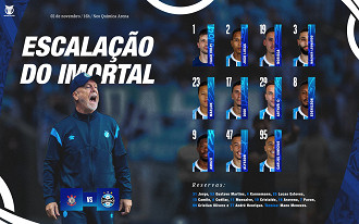 Divulgação/Grêmio