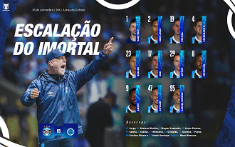 Divulgação/Grêmio