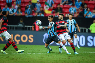 Grêmio abriu a Copa do Brasil vencendo o Campinense por 2x0. (Foto: Lucas Uebel / Grêmio FBPA)
