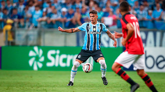 Felipe Carballo é o principal desfalque do Grêmio, por conta de lesão no joelho direito. (Foto: Lucas Uebel / Grêmio FBPA)